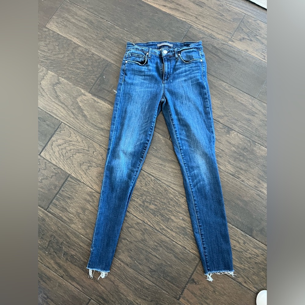 Joes skinny raw hem jeans